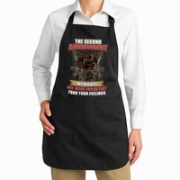 The 2nd Amendment My Rights Are More Important Than Your Feelings Apron