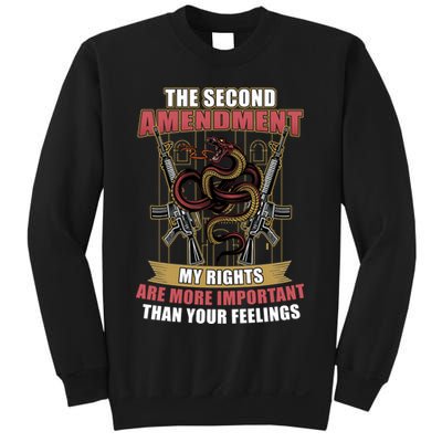 The 2nd Amendment My Rights Are More Important Than Your Feelings Sweatshirt