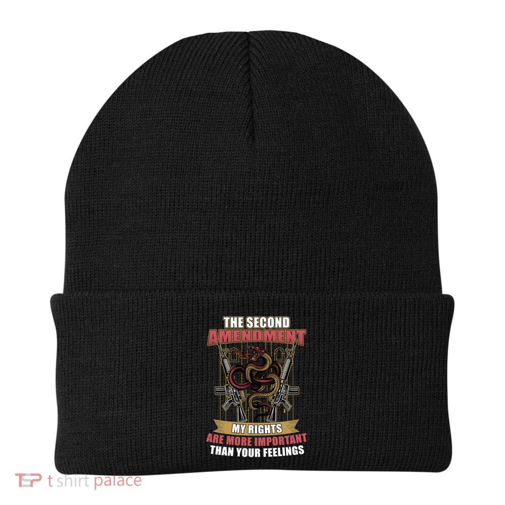 The 2nd Amendment My Rights Are More Important Than Your Feelings Beanie