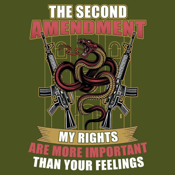 The 2nd Amendment My Rights Are More Important Than Your Feelings Long Sleeve Shirt