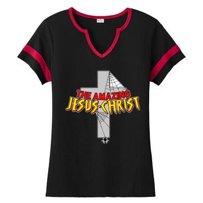 The Amazing Jesus-Christ Ladies Halftime Notch Neck Tee