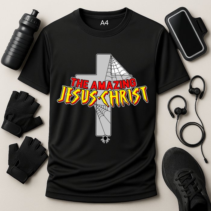 The Amazing Jesus-Christ Cooling Performance Crew T-Shirt