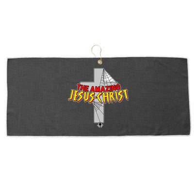 The Amazing Jesus-Christ Large Microfiber Waffle Golf Towel