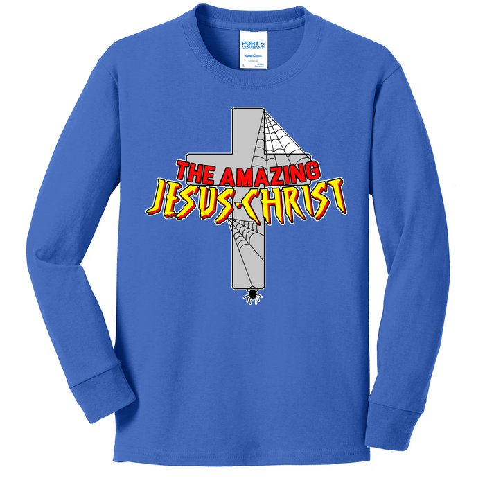 The Amazing Jesus-Christ Kids Long Sleeve Shirt