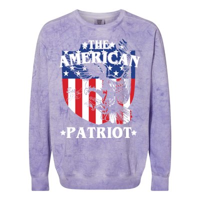 The American Patriot Est 1776 Colorblast Crewneck Sweatshirt