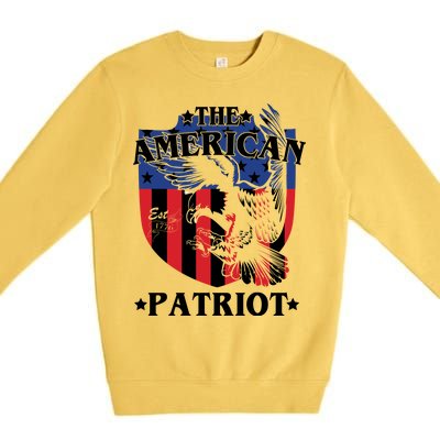 The American Patriot Est 1776 Premium Crewneck Sweatshirt