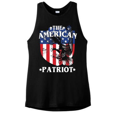 The American Patriot Est 1776 Ladies PosiCharge Tri-Blend Wicking Tank