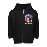 The American Patriot Est 1776 Toddler Zip Fleece Hoodie