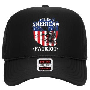 The American Patriot Est 1776 High Crown Mesh Back Trucker Hat