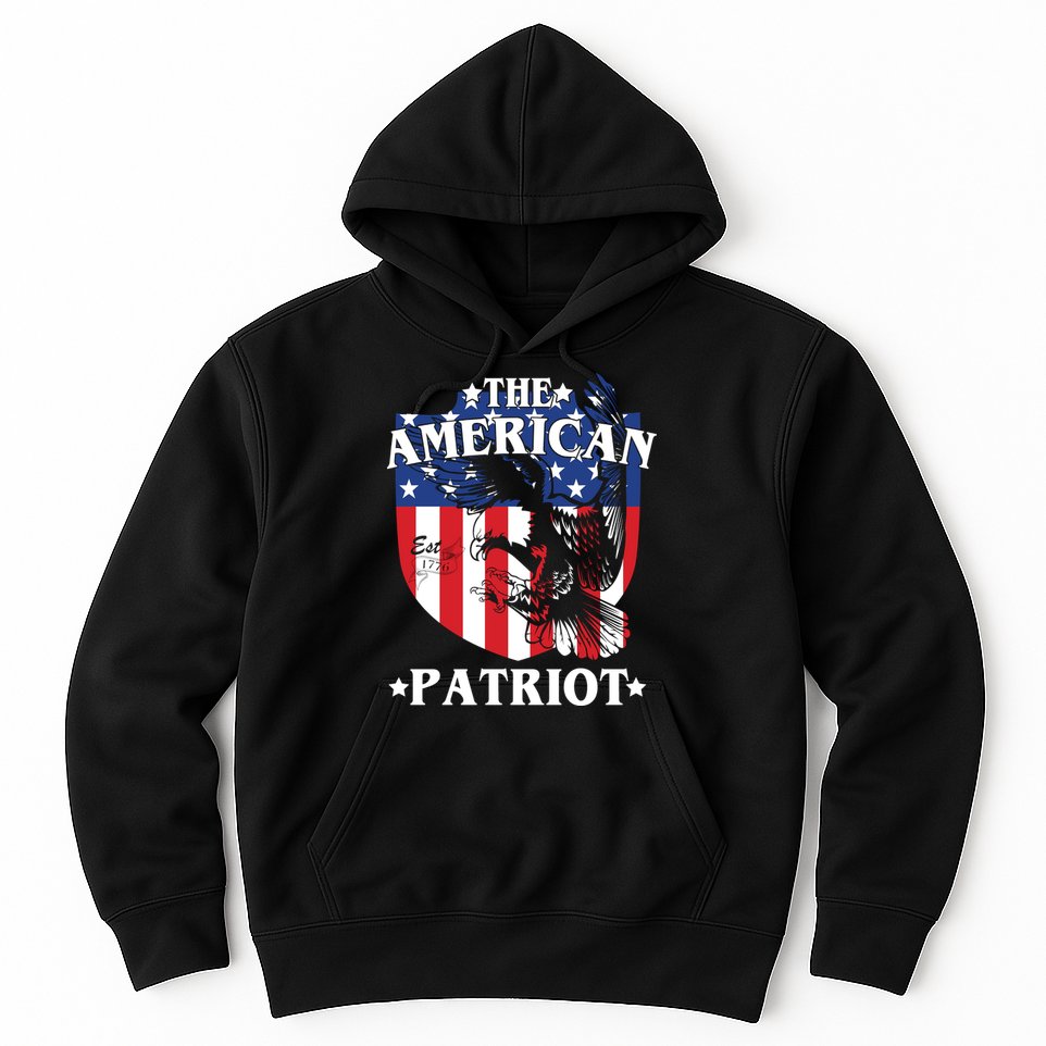 The American Patriot Est 1776 Hoodie