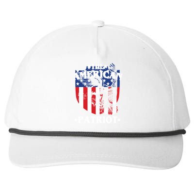 The American Patriot Est 1776 Snapback Five-Panel Rope Hat