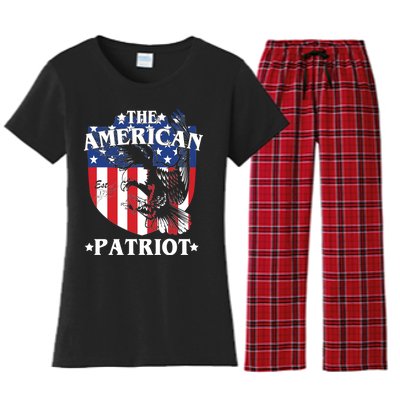 The American Patriot Est 1776 Women's Flannel Pajama Set