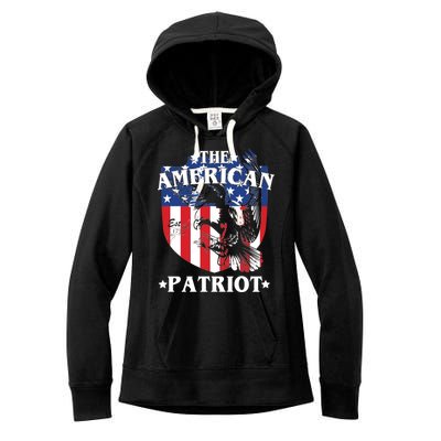 The American Patriot Est 1776 Women's Fleece Hoodie