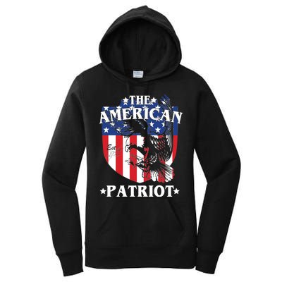 The American Patriot Est 1776 Women's Pullover Hoodie