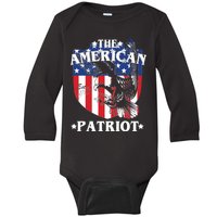 The American Patriot Est 1776 Baby Long Sleeve Bodysuit