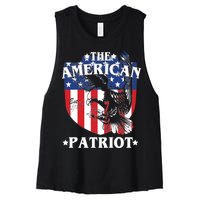 The American Patriot Est 1776 Women's Racerback Cropped Tank