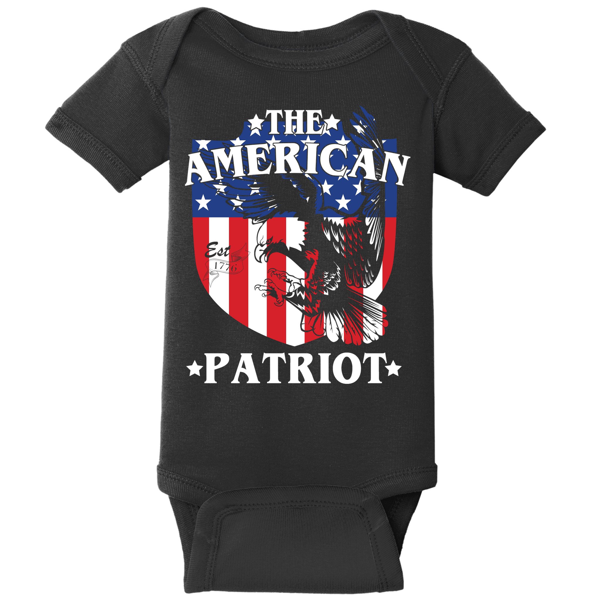 The American Patriot Est 1776 Baby Bodysuit