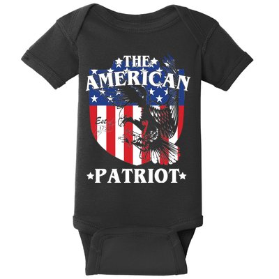 The American Patriot Est 1776 Baby Bodysuit