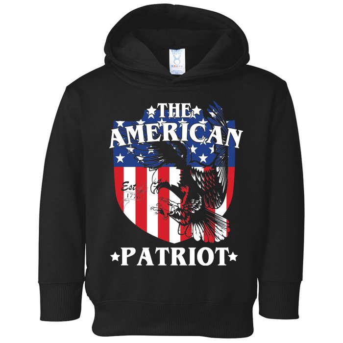 The American Patriot Est 1776 Toddler Hoodie