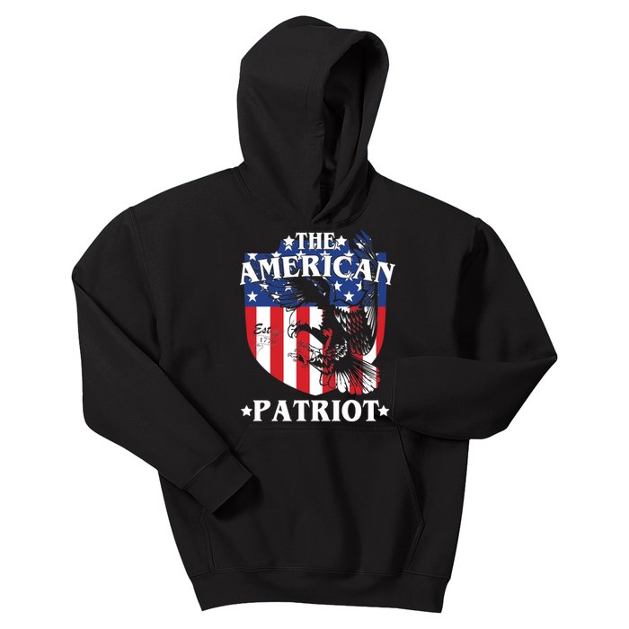 The American Patriot Est 1776 Kids Hoodie