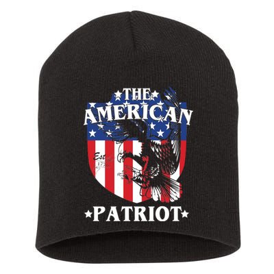 The American Patriot Est 1776 Short Acrylic Beanie