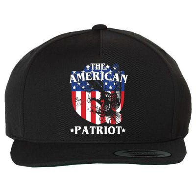 The American Patriot Est 1776 Wool Snapback Cap