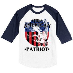 The American Patriot Est 1776 Baseball Sleeve Shirt