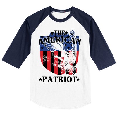 The American Patriot Est 1776 Baseball Sleeve Shirt