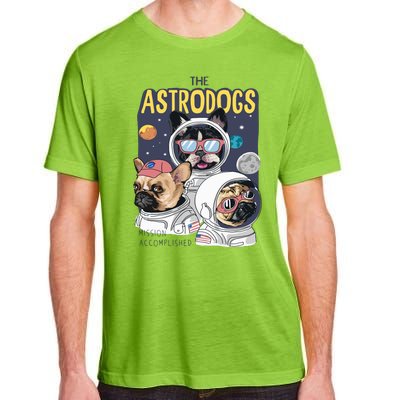 The Astrodogs Astronauts Dogs In Space Adult ChromaSoft Performance T-Shirt