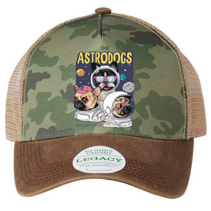 The Astrodogs Astronauts Dogs In Space Legacy Tie Dye Trucker Hat