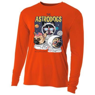 The Astrodogs Astronauts Dogs In Space Cooling Performance Long Sleeve Crew