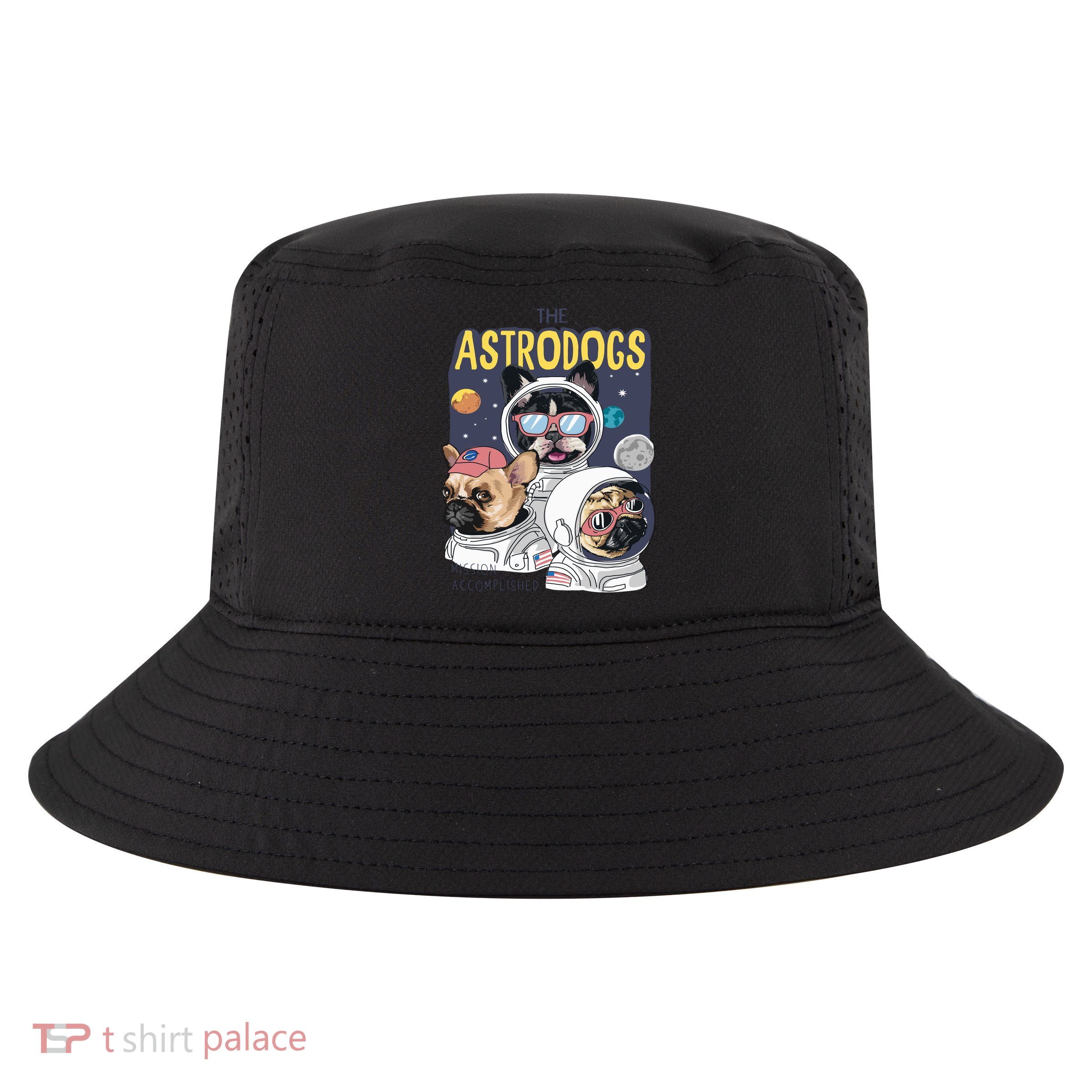 The Astrodogs Astronauts Dogs In Space Cool Comfort Performance Bucket Hat