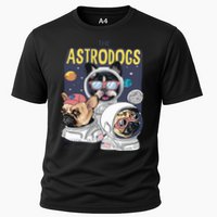 The Astrodogs Astronauts Dogs In Space Cooling Performance Crew T-Shirt