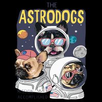 The Astrodogs Astronauts Dogs In Space Sustainable Bucket Hat