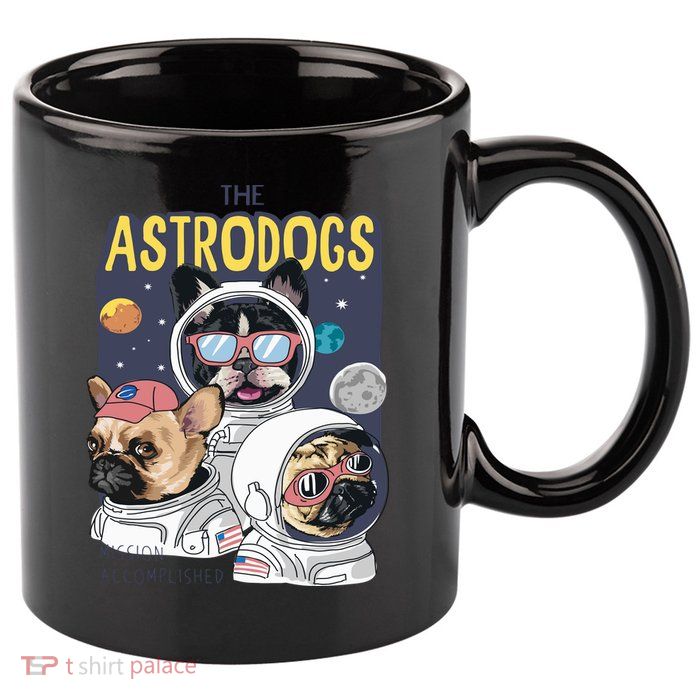 The Astrodogs Astronauts Dogs In Space 11oz C Handle Ceramic Mug