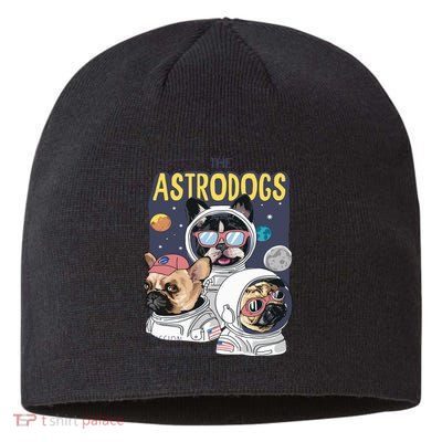 The Astrodogs Astronauts Dogs In Space Sustainable Beanie