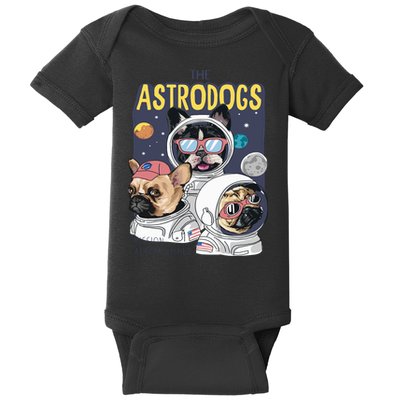 The Astrodogs Astronauts Dogs In Space Baby Bodysuit