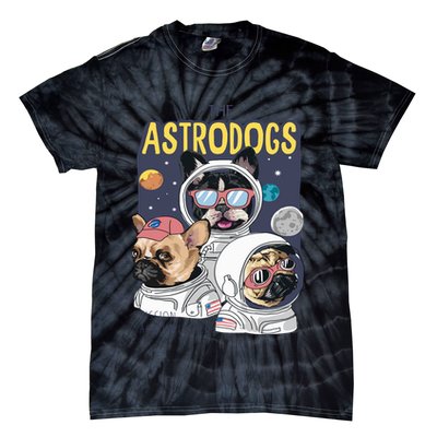 The Astrodogs Astronauts Dogs In Space Tie-Dye T-Shirt