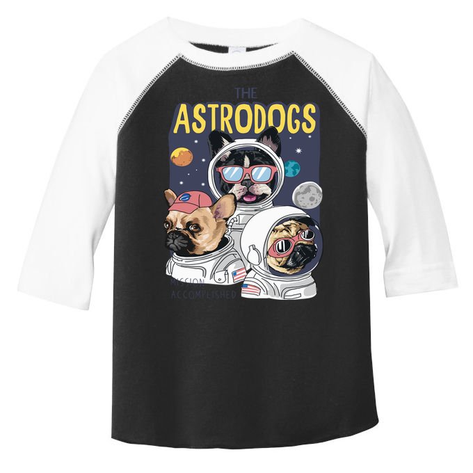 The Astrodogs Astronauts Dogs In Space Toddler Fine Jersey T-Shirt
