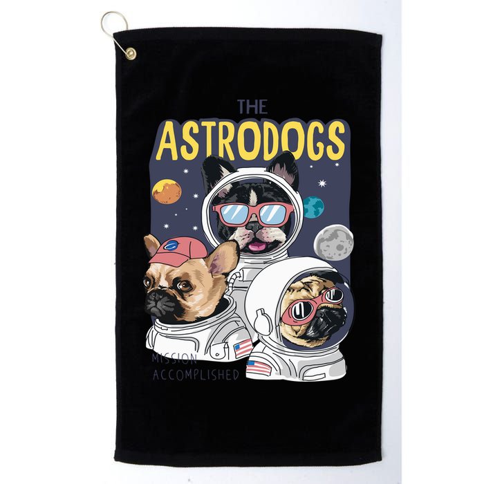 The Astrodogs Astronauts Dogs In Space Golf Towel