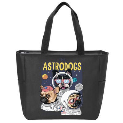 The Astrodogs Astronauts Dogs In Space Zip Tote Bag