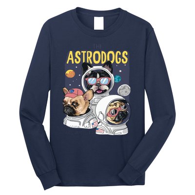 The Astrodogs Astronauts Dogs In Space Long Sleeve Shirt