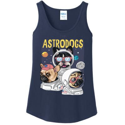 The Astrodogs Astronauts Dogs In Space Ladies Essential Tank