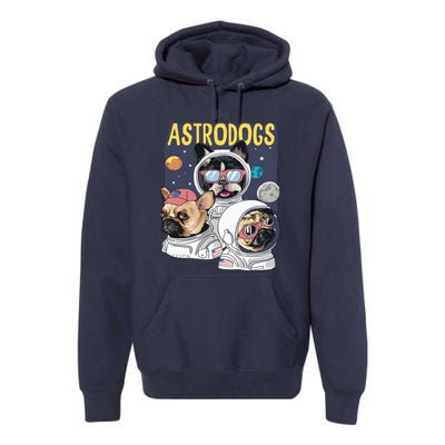 The Astrodogs Astronauts Dogs In Space Premium Hoodie