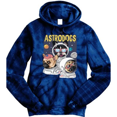 The Astrodogs Astronauts Dogs In Space Tie Dye Hoodie