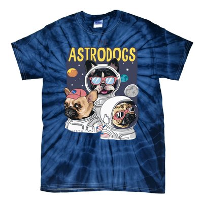 The Astrodogs Astronauts Dogs In Space Tie-Dye T-Shirt