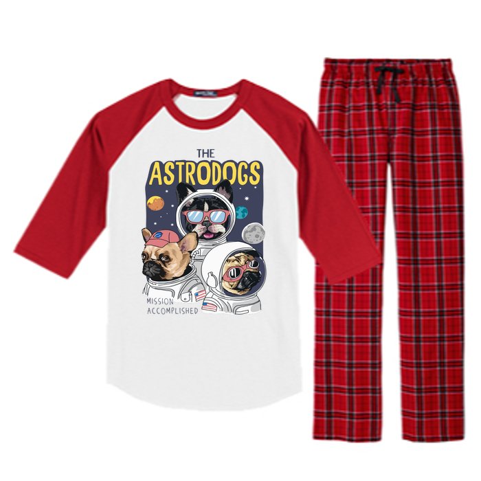 The Astrodogs Astronauts Dogs In Space Raglan Sleeve Pajama Set