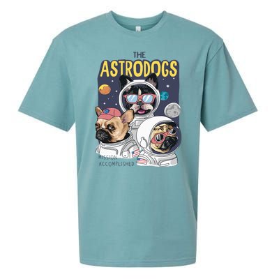 The Astrodogs Astronauts Dogs In Space Sueded Cloud Jersey T-Shirt