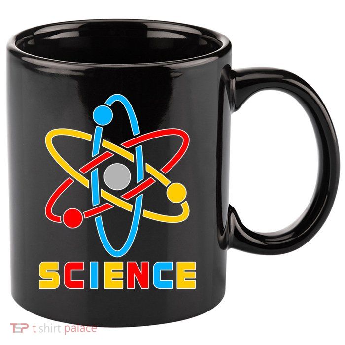 The Atom Science Logo 11oz C Handle Ceramic Mug
