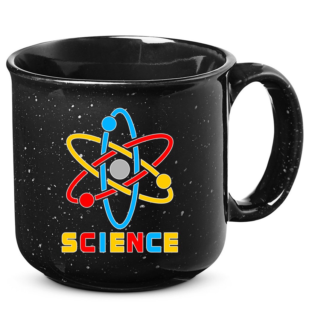 The Atom Science Logo 15oz Campfire Ceramic Mug